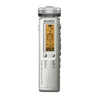 Sony ICD-SX850 Mode D'emploi