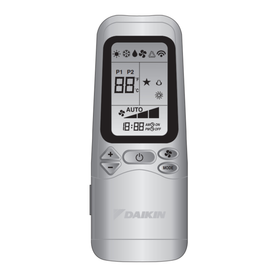Daikin G17 Mode D'emploi