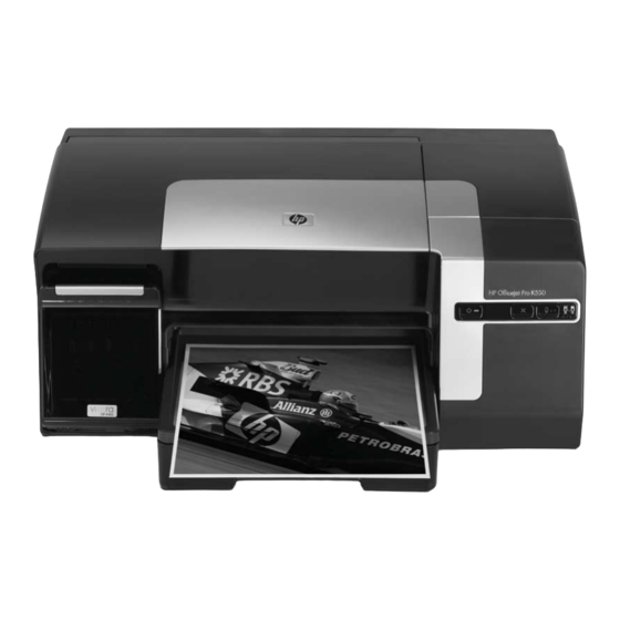 HP Officejet Pro K550 Guide De Mise En Marche