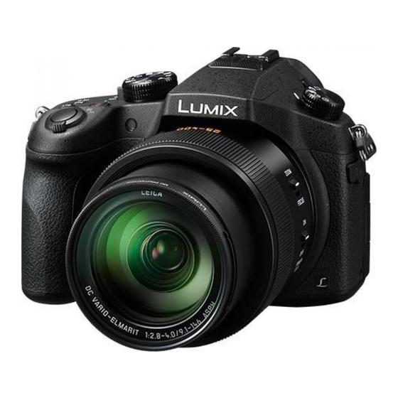 Panasonic DMC-FZ1000 Guide Rapide