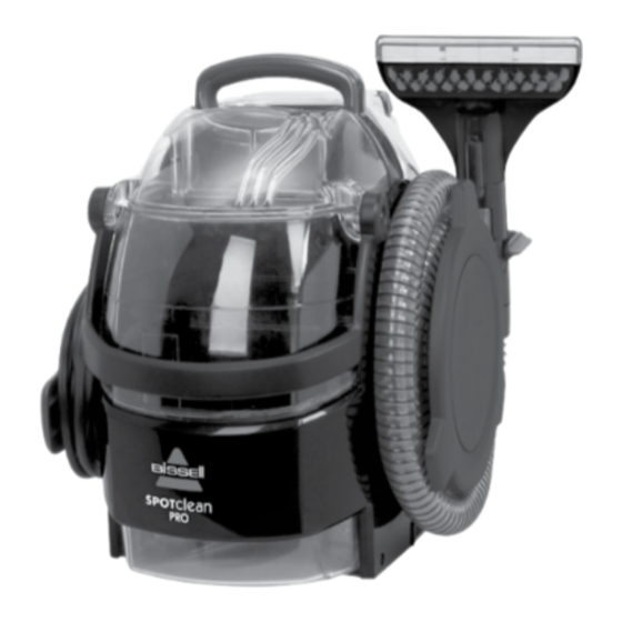 Bissell SPOTCLEAN PRO ADV.1558D Manuel D'utilisation