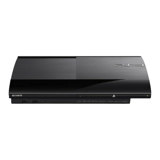 Sony PS3 Guide De Démarrage Rapide