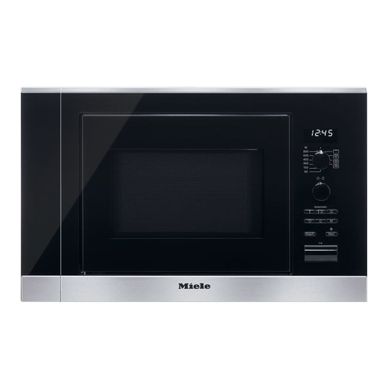 Miele M 6022-55 CH Instructions De Montage