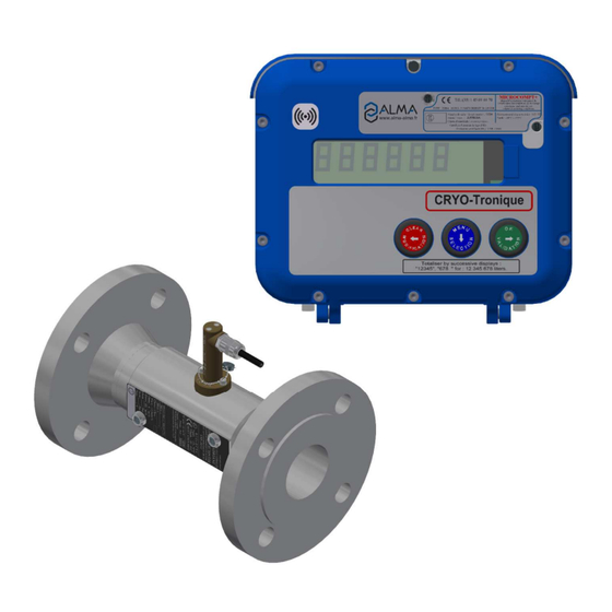 Alma CRYO-TRONIQUE CO2 Manuel D'utilisation