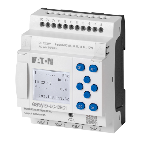 Eaton EASY-E4 Serie Notice D'installation