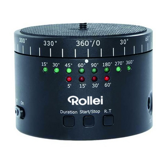 Rollei ePano II 360 DSLR Manuels