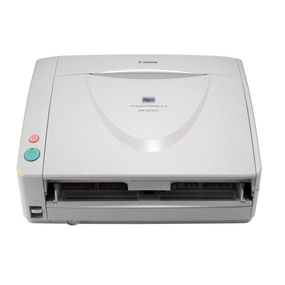 Canon ImageFORMULA DR-6030C Mode D'emploi