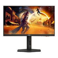 AOC GAMING Q27G4XN Manuel De L'utilisateur