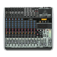 Behringer XENYX QX1832USB Guide Rapide