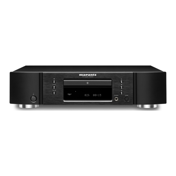 Marantz CD5005 Manuel De L'utilisateur