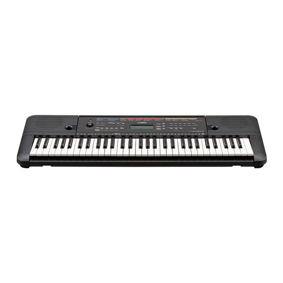 Yamaha PSR-E263 Mode D'emploi