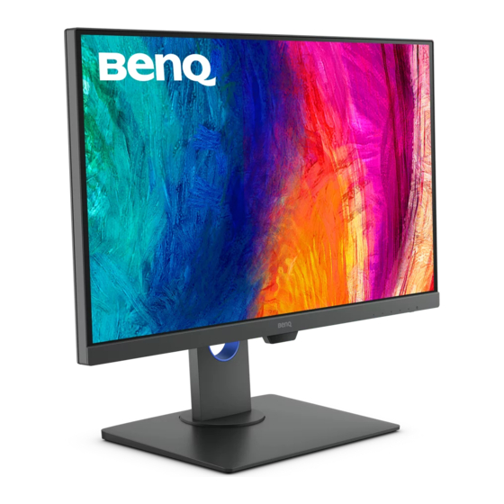 BenQ Gamme PD Manuel D'utilisation