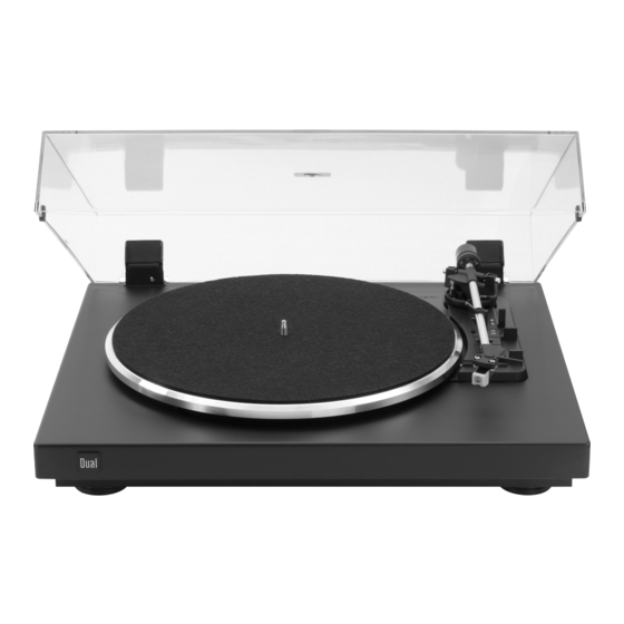 Dual CS 458 Manuel D'utilisation