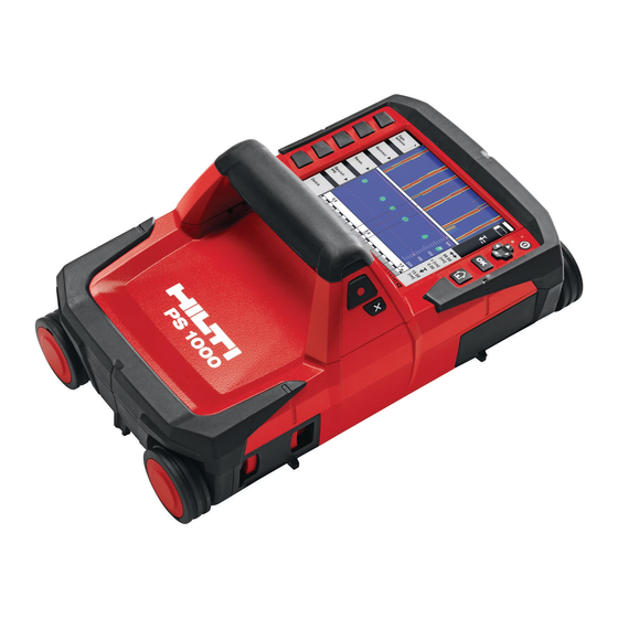 Hilti PS 1000 Mode D'emploi