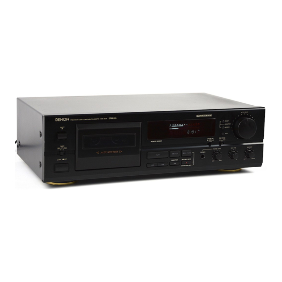 Denon DRM-555 Mode D'emploi