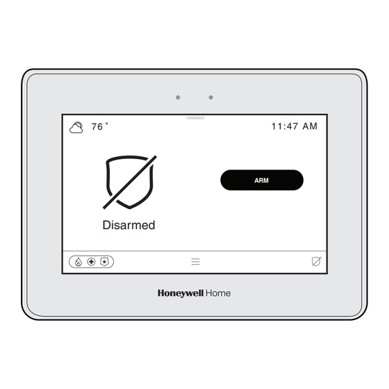 Honeywell Home PROA7 Serie Guide D'utilisation Rapide