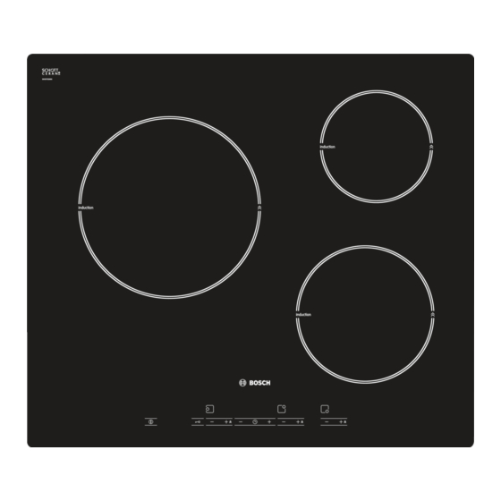 Bosch PIM611T16E Manuels