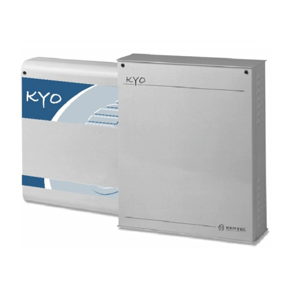 Bentel Security KYO 4 Guide De L'utilisateur