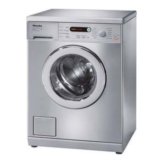 Miele Softtronic W 3732 INOX Mode D'emploi