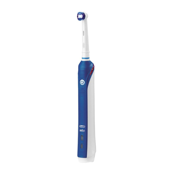 Braun Oral-B PRO TRIZONE Oxyjet Smart Série Mode D'emploi