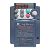 Fuji Electric FRENIC-Mini FRN0004C2S-4A Mode D'emploi