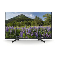 Sony BRAVIA KD-55XF7002 Mode D'emploi