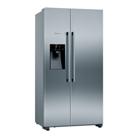 NEFF KA1903I20 Notice D'utilisation Et De Montage