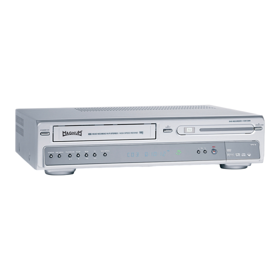 Magnum DVD–VCR 3300 Manuel De L'utilisateur