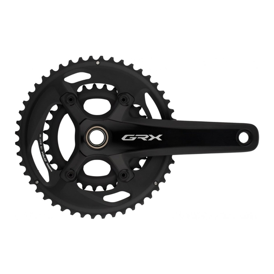 Shimano GRX FC-RX810 Manuel Du Revendeur