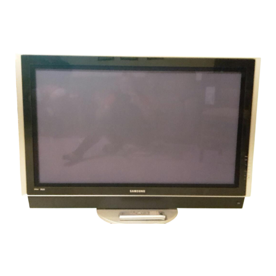 Samsung PS42P4A1 Manuel D'utilisation