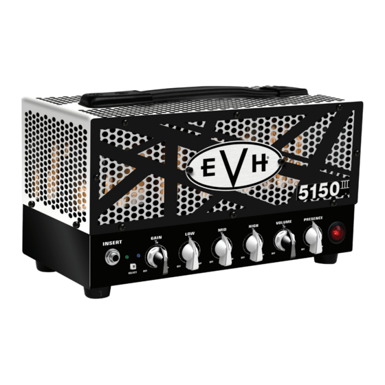 Evh 5150III LBXII Manuels