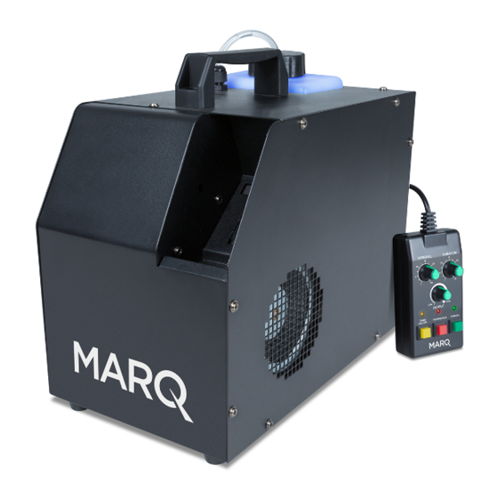 Marq Haze 800 DMX Guide D'utilisation