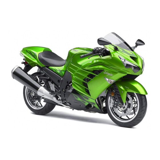 Kawasaki ZZR1400 ABS 2013 Manuel De L'utilisateur