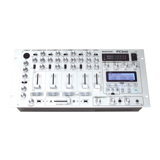 Omnitronic EX-840 Mode D'emploi