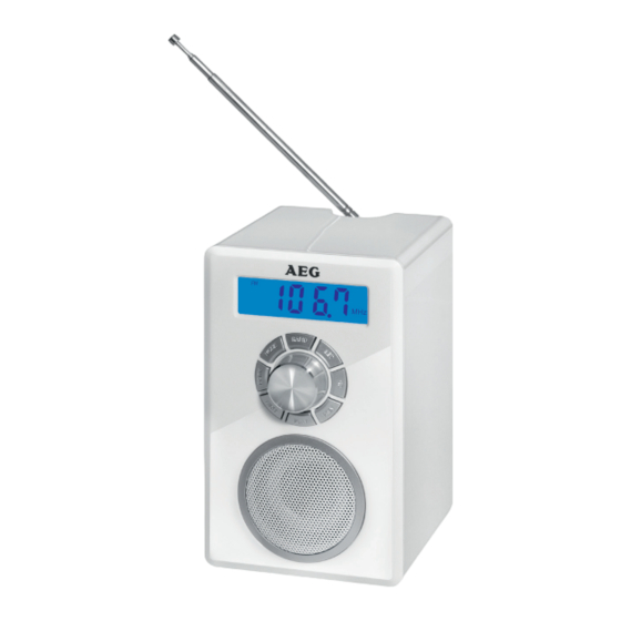 AEG MR 4139 BT Mode D'emploi