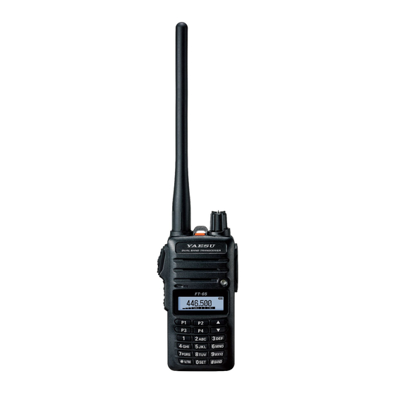 Yaesu FT-65E Manuel Avance