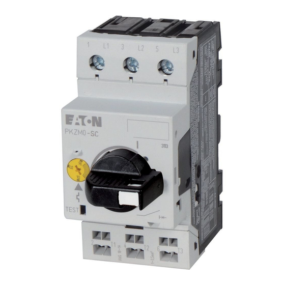 Eaton PKZM0 Serie Instructions De Montage