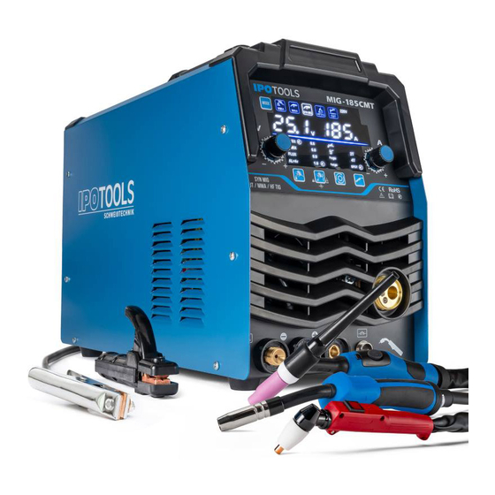 IPOTOOLS MIG-185 CMT Mode D'emploi