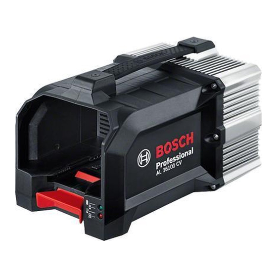 Bosch AL 36100 CV Professional Notice Originale