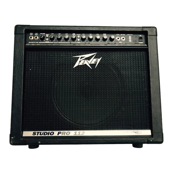 Peavey TransTube Bandit 112 Mode D'emploi