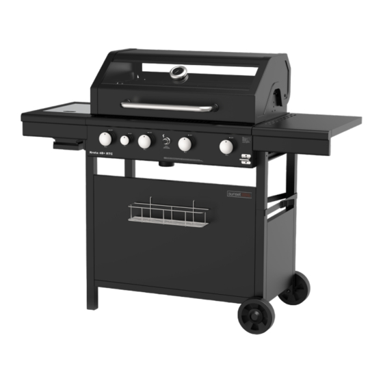 Sunset BBQ Kreta 4B+ RTC Instructions De Service Et De Montage