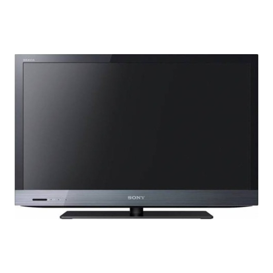 Sony BRAVIA KDL-32EX520 Mode D'emploi