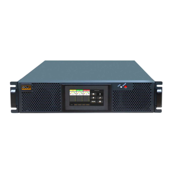 Ecus MRT X 10 KW Série Manuels