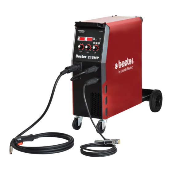 Lincoln Electric BESTER 215MP Manuel D'utilisation