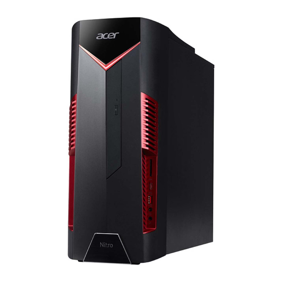 Acer NITRO N50-600 Manuels