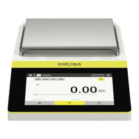 Sartorius Quintix Pro QTX Mode D'emploi