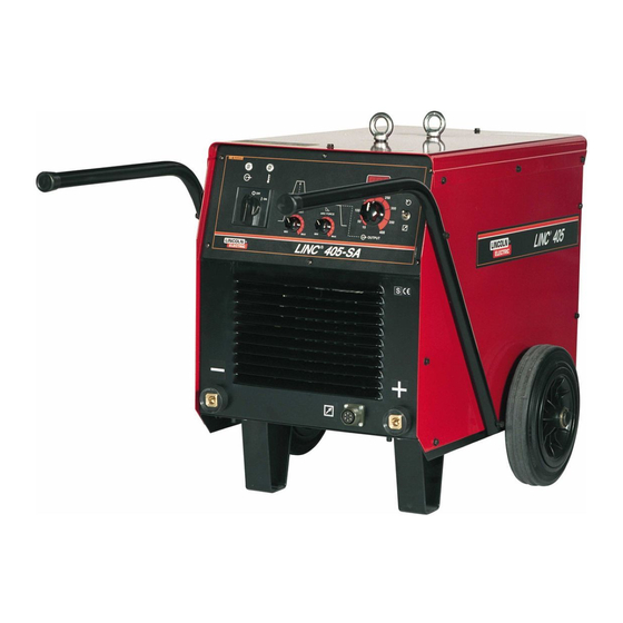 Lincoln Electric LINC 405 Manuel D'utilisation