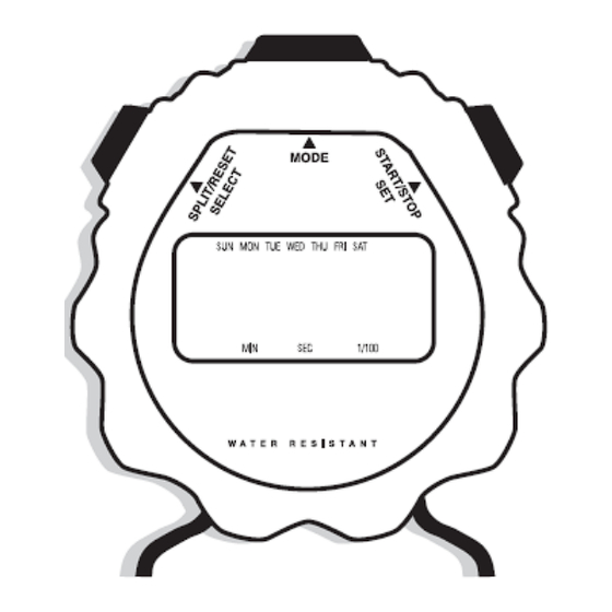 Energetics CHRONO 10 Instructions D'utilisation