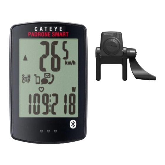 Cateye PADRONE SMART CC-PA500B Guide De Démarrage Rapide