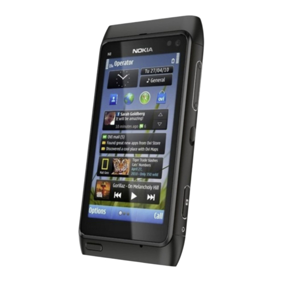 Nokia N8–00 Manuel D'utilisation